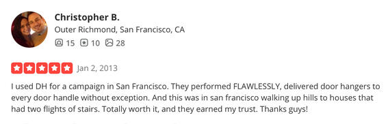 San Jose Flier Distribution